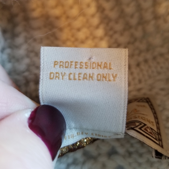 MIRA FLORES Designs Baby Alpaca Sweater, beige XS - Picture 5 of 10